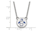 LogoArt Sterling Silver Theta Phi Alpha Extra Small Enameled Pendant Necklace With 18 Inch