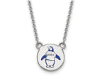 LogoArt Sterling Silver Theta Phi Alpha Extra Small Enameled Pendant Necklace With 18 Inch