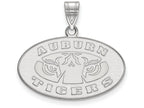 LogoArt Sterling Silver Auburn University Medium Pendant Necklace