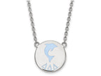 LogoArt Sterling Silver Delta Delta Delta Small Enameled Pendant Necklace With 18 Inch