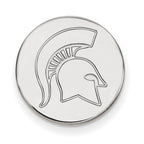 LogoArt Sterling Silver North Carolina State University Medium Pendant Necklace