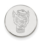 LogoArt Sterling Silver Sigma Delta Tau Small Enameled Pendant Necklace With 18 Inch