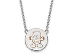 LogoArt Sterling Silver Sigma Delta Tau Small Enameled Pendant Necklace With 18 Inch