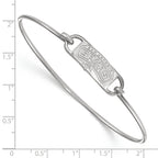 LogoArt Sterling Silver University Of Nebraska Crest Lapel Pin