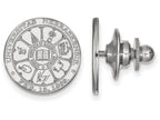 LogoArt Sterling Silver University Of Nebraska Crest Lapel Pin