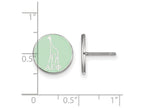 LogoArt Sterling Silver Alpha Epsilon Phi Enameled Post Earrings