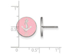 LogoArt Sterling Silver Delta Gamma Enameled Post Earrings