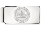 Logoart 925 Sterling Silver Penn State University Money Clip Crest