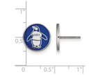 LogoArt Sterling Silver Theta Phi Alpha Enameled Post Earrings