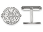 LogoArt Sterling Silver University Of Nebraska Crest Cuff Link