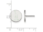 LogoArt Sterling Silver Alpha Epsilon Phi Enameled Post Earrings
