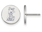 LogoArt Sterling Silver Alpha Xi Delta Enameled Post Earrings