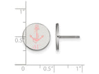 LogoArt Sterling Silver Delta Gamma Enameled Post Earrings