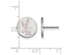 LogoArt Sterling Silver Sigma Kappa Enameled Post Earrings