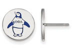 LogoArt Sterling Silver Theta Phi Alpha Enameled Post Earrings