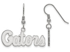 LogoArt Sterling Silver University Of Florida Small Dangle Earrings Wire