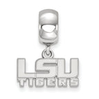 LogoArt Sterling Silver Louisiana State University Bead Charm Charm Xs Dangle Bead Charm