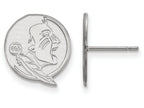 LogoArt Sterling Silver Florida State University Small Post Earrings