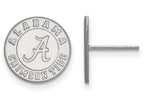LogoArt Sterling Silver University Of Alabama Small Post Earrings