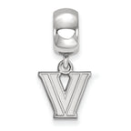 Logoart 925 Sterling Silver Villanova University Extra Small Dangle Charm Bead