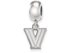 Logoart 925 Sterling Silver Villanova University Extra Small Dangle Charm Bead