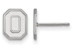 LogoArt Sterling Silver Ohio State University Xs Post Earrings