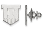 LogoArt Sterling Silver University Of Illinois Lapel Pin