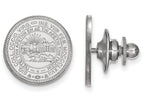 LogoArt Sterling Silver West Virginia University Crest Lapel Pin