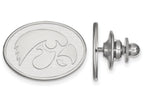 LogoArt Sterling Silver University Of Iowa Lapel Pin
