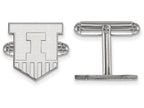 LogoArt Sterling Silver University Of Illinois Cuff Link