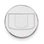 LogoArt Sterling Silver West Virginia University Crest Cuff Link
