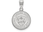 LogoArt Sterling Silver East Carolina University Medium Crest Pendant Necklace