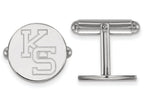 LogoArt Sterling Silver Kansas State University Cuff Link
