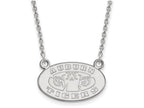 LogoArt Sterling Silver Auburn University Small Pendant Necklace