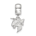 LogoArt Sterling Silver Georgia Institute Of Technology Bead Charm Charm Small Dangle Bead Charm