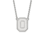 LogoArt Sterling Silver Ohio State University Large Pendant Necklace
