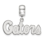 LogoArt Sterling Silver University of Florida Gators Small Dangle Bead Charm