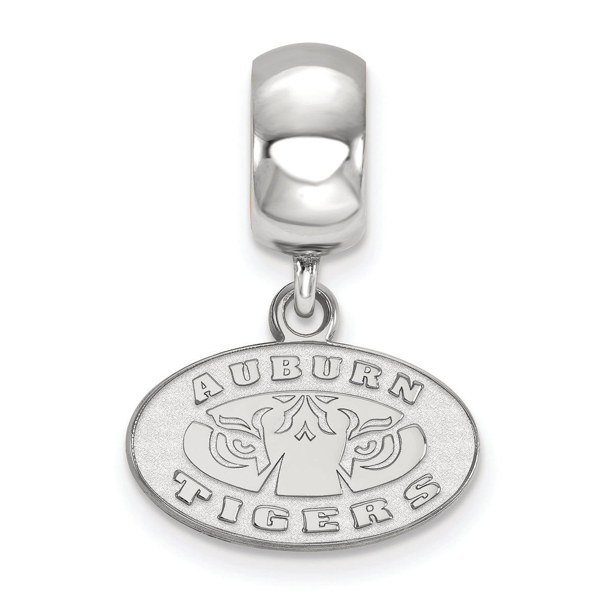 LogoArt Sterling Silver Auburn University Bead Charm Charm Xs Dangle Bead Charm