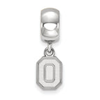 LogoArt Sterling Silver Ohio State University Bead Charm Charm Xs Dangle Bead Charm