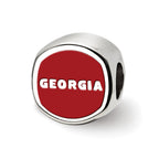 LogoArt Sterling Silver University Of North Carolina Large Crest Pendant Necklace