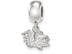LogoArt Sterling Silver University Of South Carolina Bead Charm Charm Xs Dangle Bead Charm
