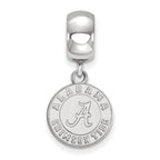 LogoArt Sterling Silver University Of Alabama Bead Charm Charm Small Dangle Bead Charm