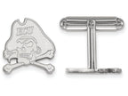 LogoArt Sterling Silver East Carolina University Cuff Links