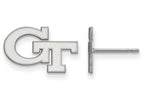LogoArt Sterling Silver Georgia Institute Of Technology Xs Post Earrings