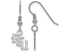 LogoArt Sterling Silver Florida State University Xs Dangle Earrings Wire