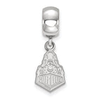 LogoArt Sterling Silver Purdue Bead Charm Charm Small Dangle Bead Charm