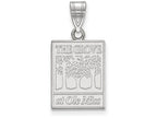 LogoArt Sterling Silver University Of Mississippi Medium Pendant Necklace