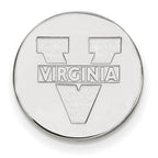 LogoArt Sterling Silver West Virginia University Lapel Pin