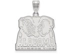 LogoArt Sterling Silver University Of Alabama Large Pendant Necklace