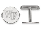 LogoArt Sterling Silver Wake Forest University Cuff Links